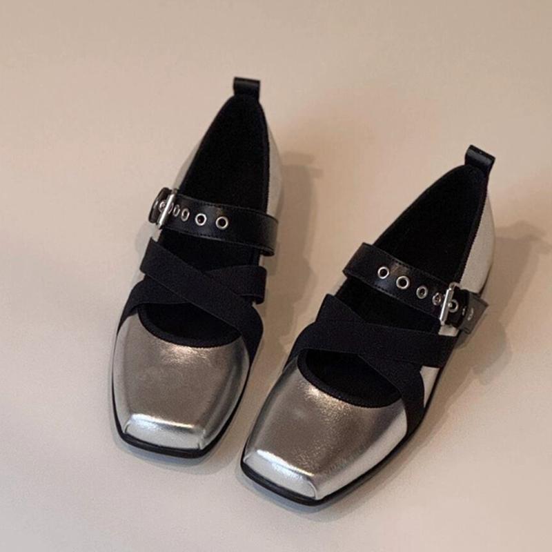 Fashion Women Flats Square Toe Shoes Fashion New Summer Loafers 2025 Trend Sandals Casual Woman Sneakers Sport Walking Zapatos Mujer