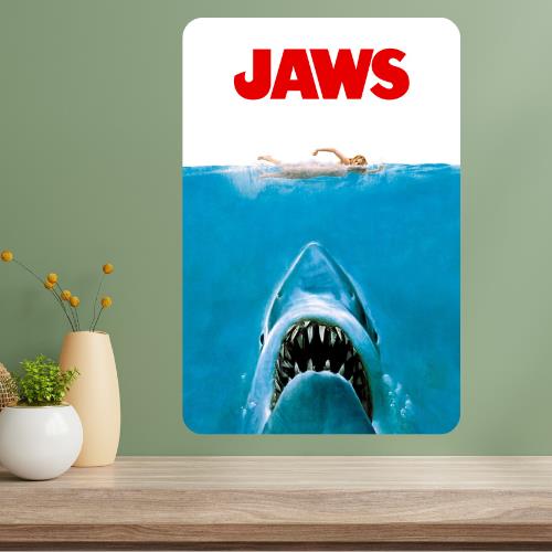 Jaws Classic Movie Metal Poster Sign 20x30cm（7.8x11.8inch）