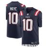 2026 NFL New England Patriots Second Gen Embroidered Short Sleeve Jersey Men Women Game Day Sports Top