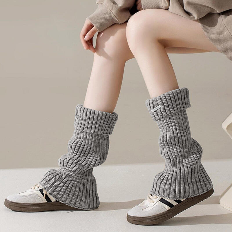 Пустой Зимний Вязаный Обхват Лодыжки на Икру Toshi R283 ivory