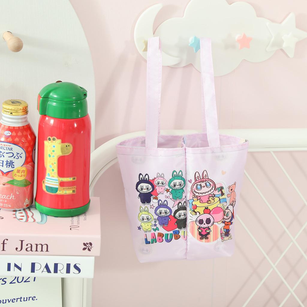 Mofusand Foldable Cute Double Cup Tote Bag For Casual Use And Storage