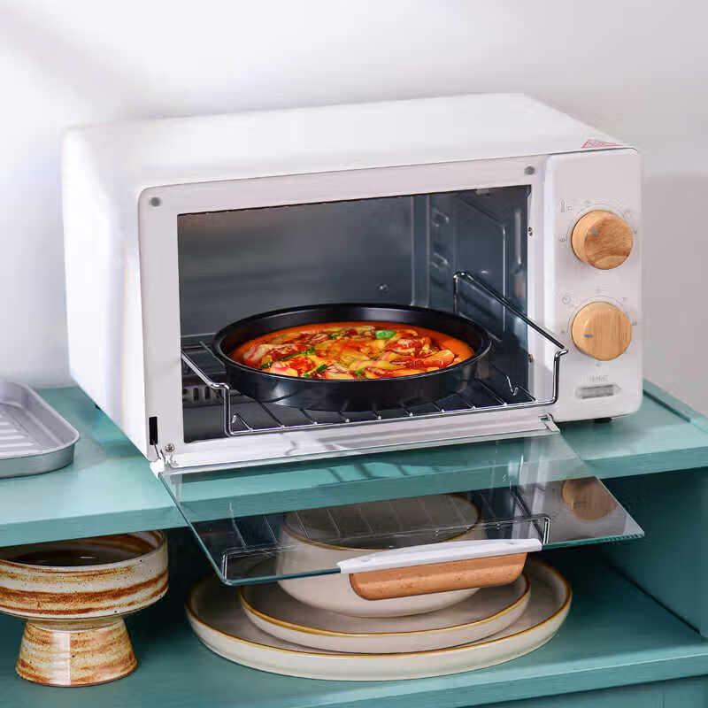 ZISIZ Round Aluminum Alloy Pizza & Cake Baking Pan