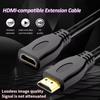 Кабель-адаптер-удлинитель, совместимый с HDMI, 1080P, штекер-гнездо, кабели-конвертеры-удлинители, совместимые с HDMI, для ПК, ТВ-приставки, PS4, ноутбука