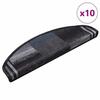 VidaXL Self-Adhesive Stair Treads 10 Pcs, Non-Slip Stair Carpets, Step Mats, Decorations 149835