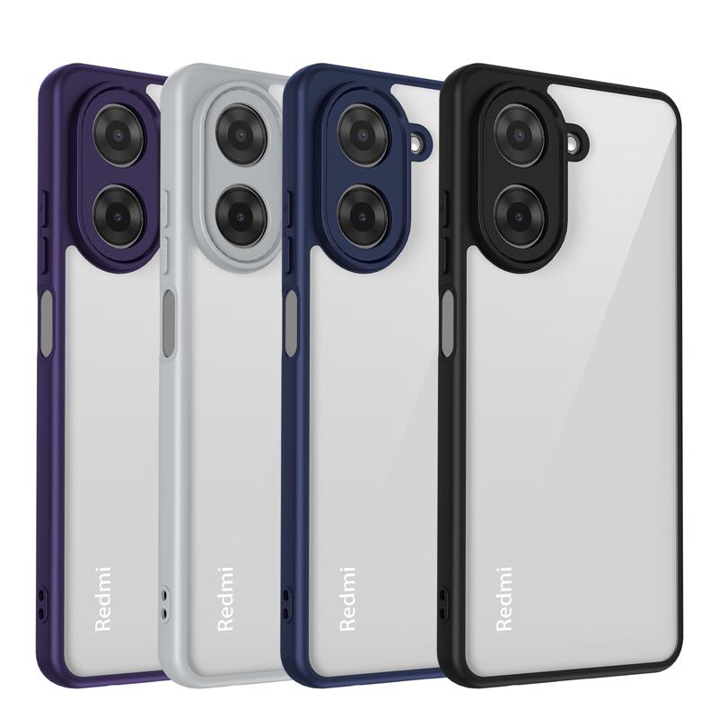 For Xiaomi Redmi A5 4G Case Plating Bumper Shockproof Clear Back Cover Hard Matte Phone Case for Xiaomi Redmi A5 RedmiA5 4G
