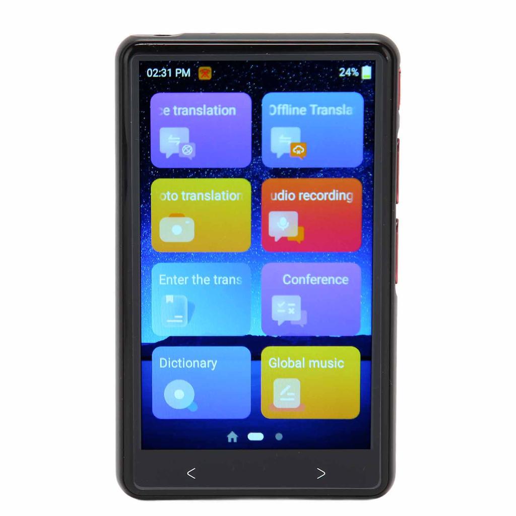 134 Languages Translator 4in Touch Screen 14 Offline Languages Voice Photo Translation Device for Travel Study
