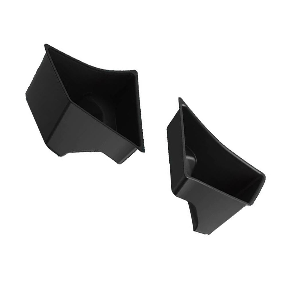 1 Pair Trunk Storage Bin Rear Trunk Organizer Car Side Storage Box Car Trunk Box Fit for Newest Tesla Model 3+ 2024 without Lids