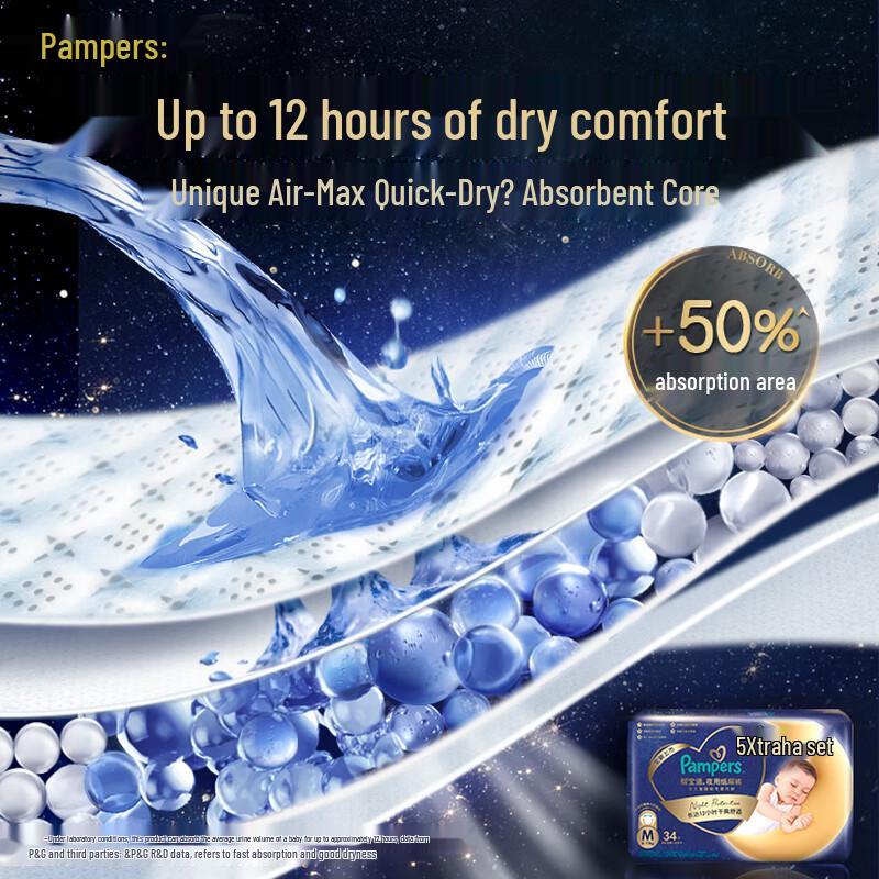 Pampers Night Expert Sleep Baby Diapers