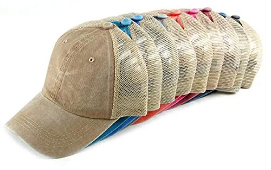 Croogo Mesh Trucker Solid Color Baseball Sweat BB Sun Sports Running Lightweight Cap, Breathable, Cap, Cap, Cap, Protection, Cap, Cap, Driving,