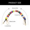 Creative Resin Handbag Chain Colorful Accessory for Unique Bag Decoration Beaded Handbag Accessory