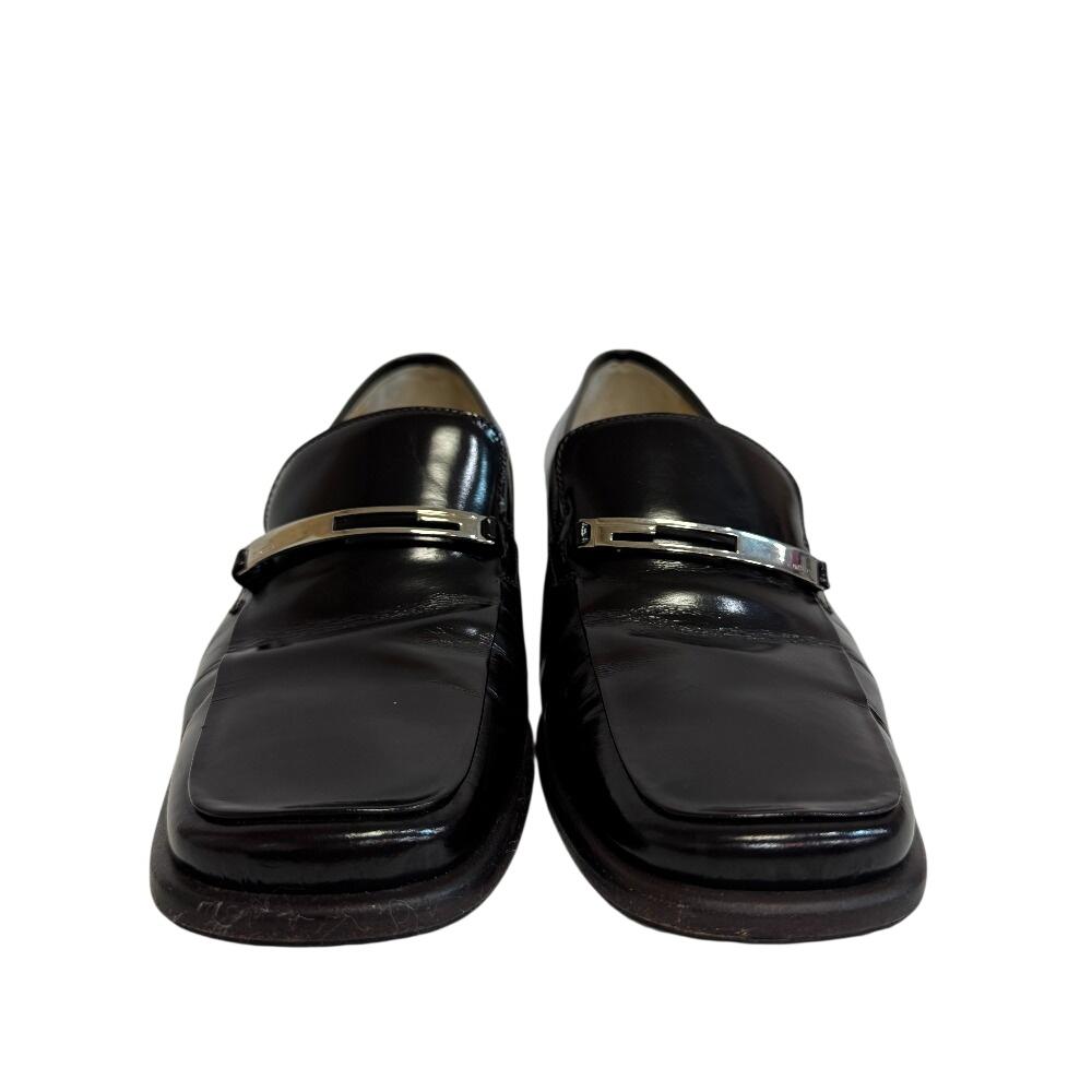 Gucci Με λογότυπο δερμάτινα loafers Καφέ δέρμα Γυναικεία Μεταχειρισμένα