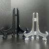 10Pcs Plastic Clear Easels Plate Holders Display Stand Stander Picture Frame Photo Tools