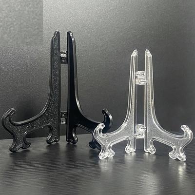 10Pcs Plastic Clear Easels Plate Holders Display Stand Stander Picture Frame Photo Tools