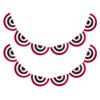 American Independence Day Party Decoration String Flag American Flag Semicircular Flag Pull 100Inch