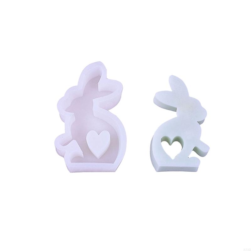 85AD Easter Dessert Molds Easy To Use Silicone Cake Mold Rabbit Baking Utensil Perfect Gift for Pastry Enthusiasts