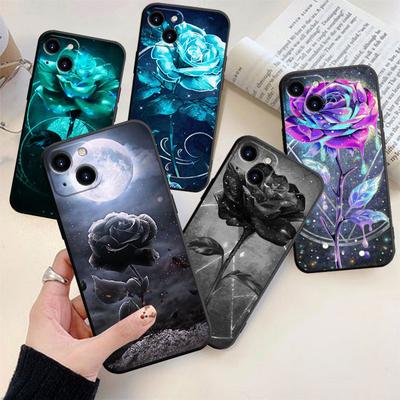 Coque de téléphone Rose pour iPhone Samsung Galaxy Redmi Xiaomi Oppo OnePlus Note SA 7 8 9 10 11 12 13 14 20 21 22 23 53 54 Pro Max Plus Ultra TPU souple