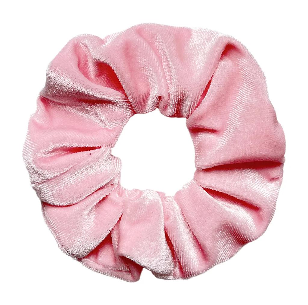 45 Colors Large Vintage Velvet Scrunchies Girls Elastic Hair Bands Ponytail Holder Ties Rubber Bands Fashion Women Accessories