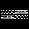 Car Styling Car Side Window B Pillar Decortion Decals PVC Auto Emblem Stickers For Mazda Axela Atenza Demio CX-3 CX-5 CX-8 MPS 3 FF10