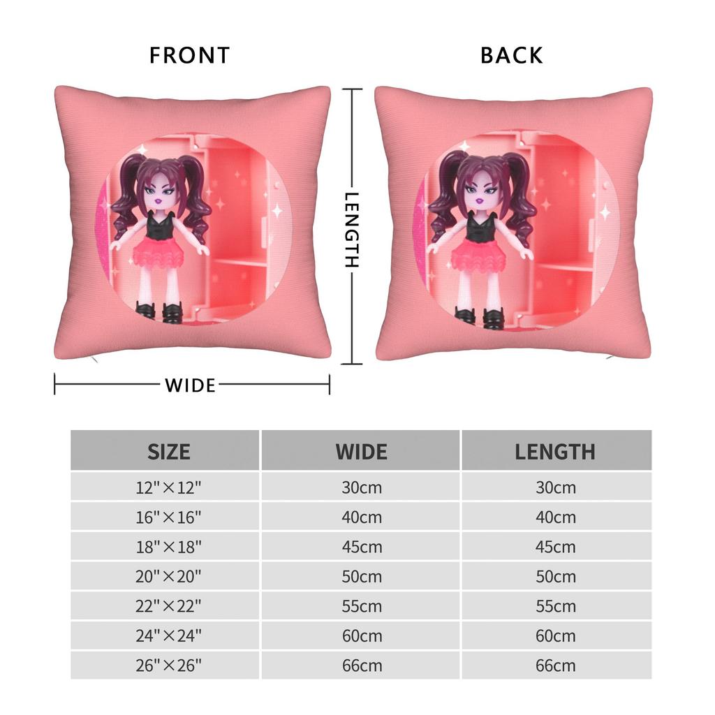 Pillow Cover Girls Game Royale High Kawaii Pillow Case For Sofa Home Decoration Pillowcases