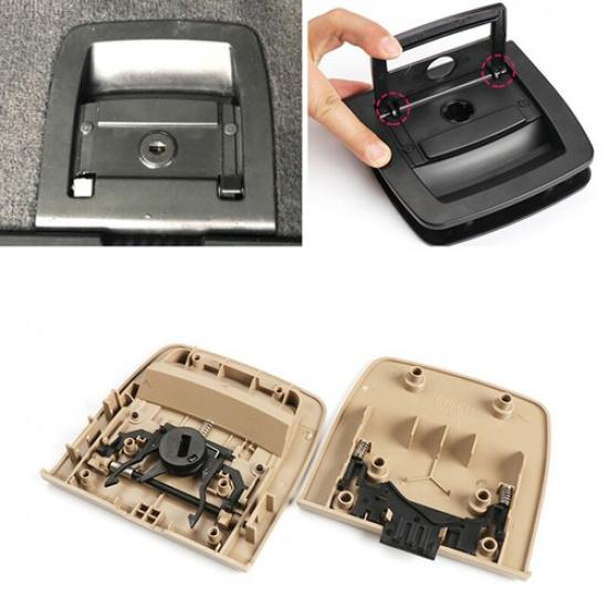 Black Beige Rear Trunk Interior Bottom Mat Handle Trim for BMW X6 E71 2009-2014