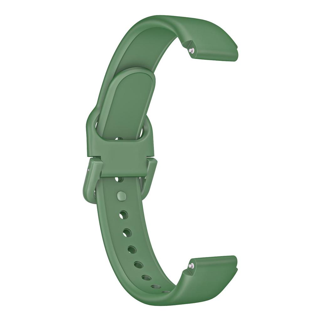 12mm Day-Shaped Reverse Buckle Silicone Watch Strap, Compatible with Xiaomi/Huawei/Honor—Skin-Friendly, Comfortable, Secure Fit.