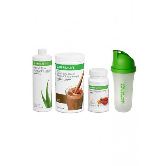 

Herbalife Starter Set шоколадный коктейль алоэвера шейкер для чая с персиком