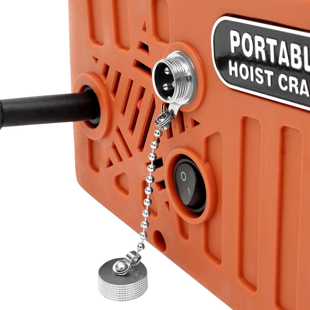 2300LBS Electric Hoist Winch Portable Electric Power New Upgrade Electric Hoist Crane w/Overload Protection 3 In 1Control Method