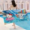 2D Flat Sanrio Beach Towel,1pc,Simple and Elegant,Super Soft Bath Towel Essential for Summer,Suitable for Swimming Pools