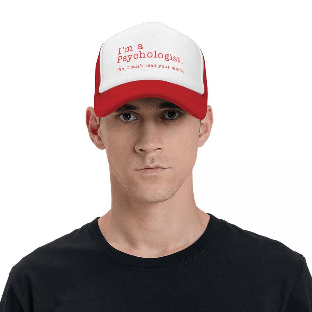 Jestem Psychologiem Nie Nie Potrafię Czytać w Twoich Myślach Czapka Baseballowa Hip Hop Regulowana Czapka Truckerka Psychologa Jesienne Czapki Snapback