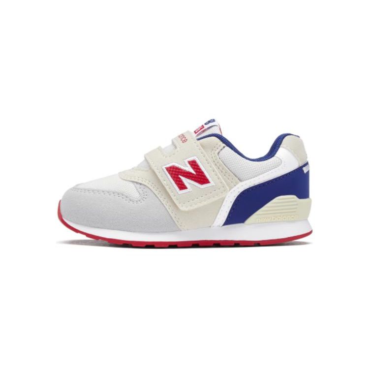 New Balance Comfortable Sports Low-Top Walking Shoes Baby Shoes Gray Beige Blue IZ996JD3