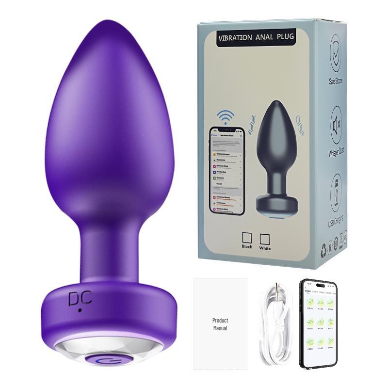 Long-Distance Wireless Remote Control Vibrating Butt Plug Toy
