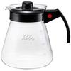 Kalita coffee server easy pour heat-resistant glass 4-7 people 800ml microwave dishwasher safe 800 N #31207 hand drip equipment carafe decanter cafe
