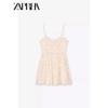 Zaprha 2025 New Arrival Print Poplin Corset Silm Sling Dress Slim Looking 5107312