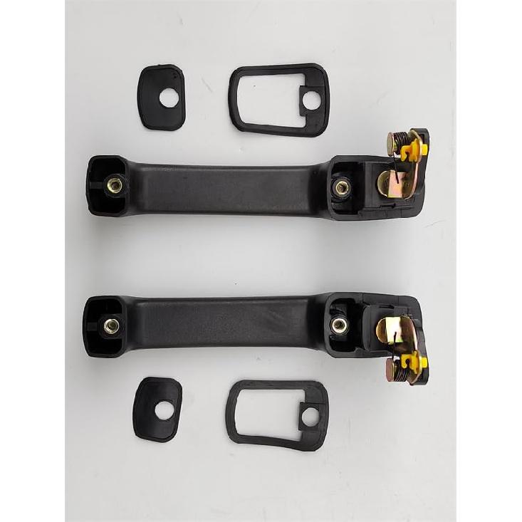 Black Outside Handle, Exterior Door Handle Compatible with Hino MEGA 700, Select Hino Models Replaces 69110-1260,69210-E0010,69210-E0020,HLK2627;