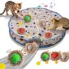 Interactive Cat Toys Ball Cover Set Fast Rolling In Pouch Hide and Seek Kitten Toy Motion Activated Interactive Cat Toy Indoor