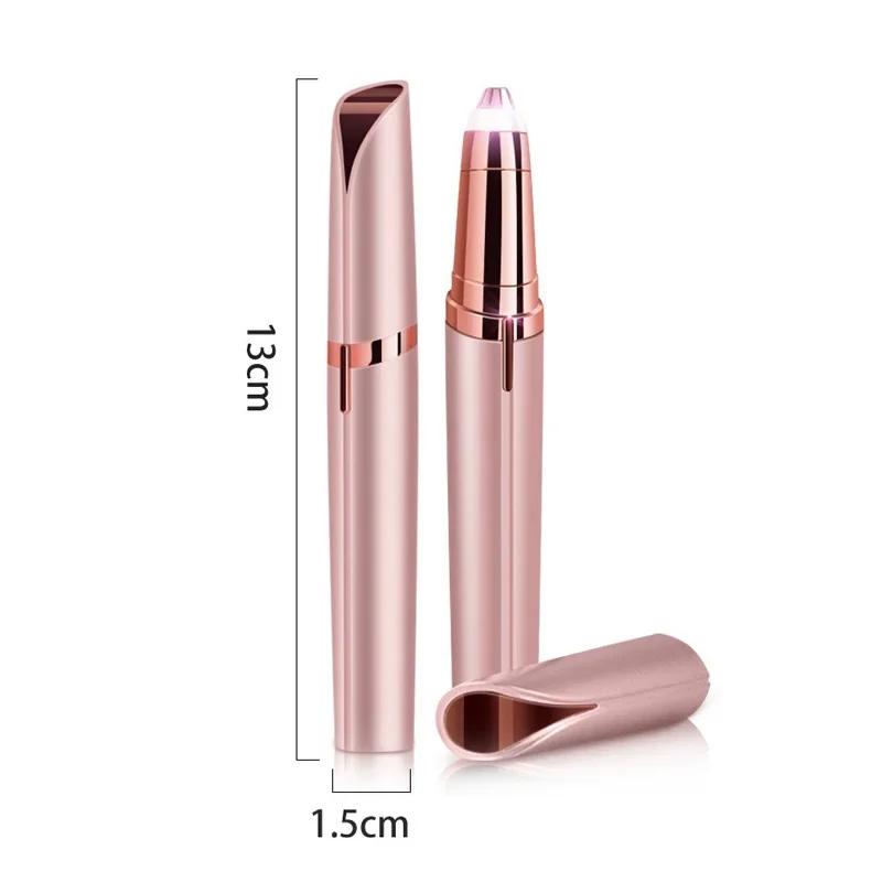 Electric Eyebrow Trimmer Security Hair Removal Eye Brow Epilator USB Charger Mini Shaper Shaver Hair Removal Painless Beauty