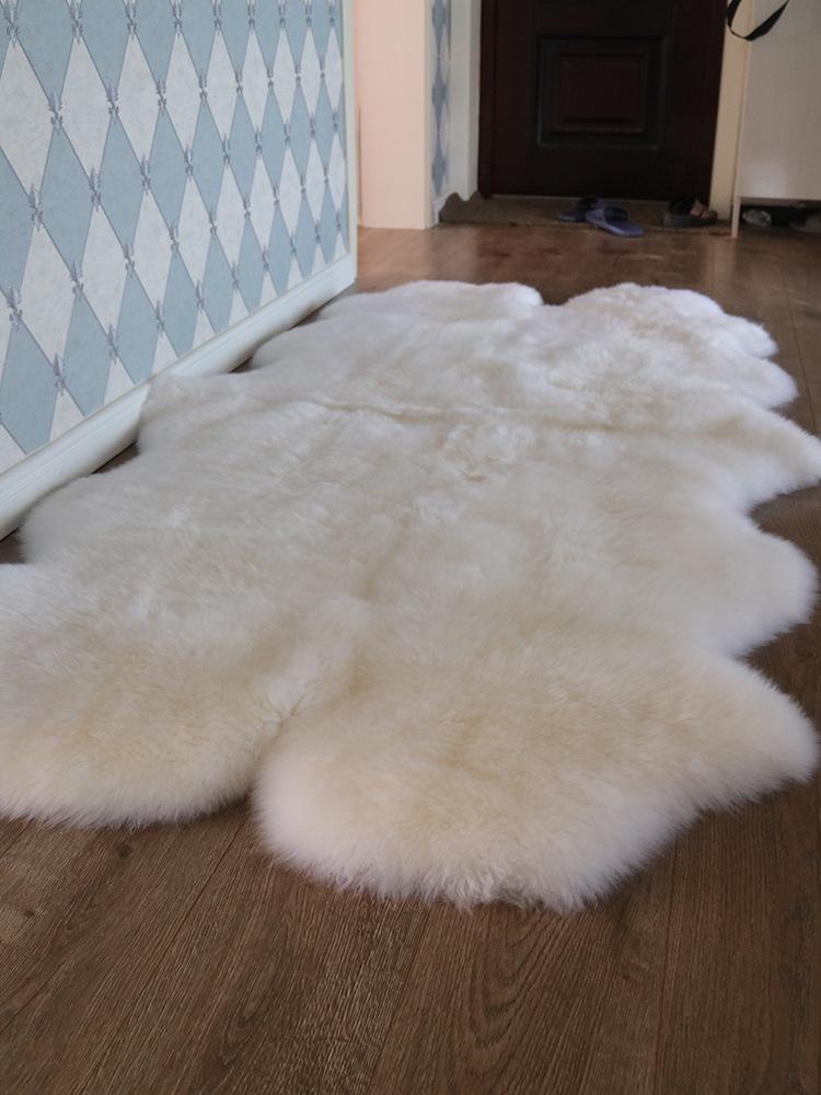 Australian Sheepskin Sofa & Bedside Mat - Wool Seat Cushion and Bay Window Rug.
