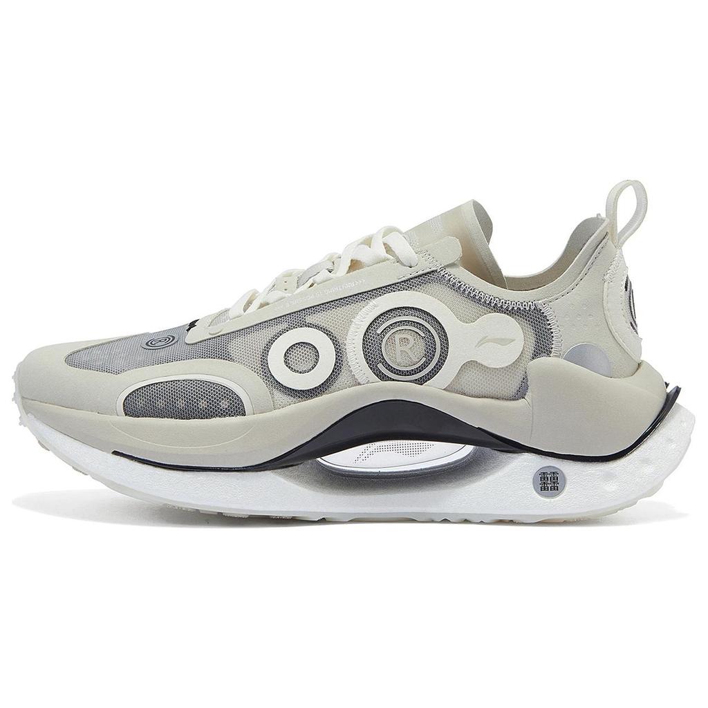 New LiNing Jueying CRC Slip Resistant Low Top Casual Shoes Women's Gray White AZGT018-3