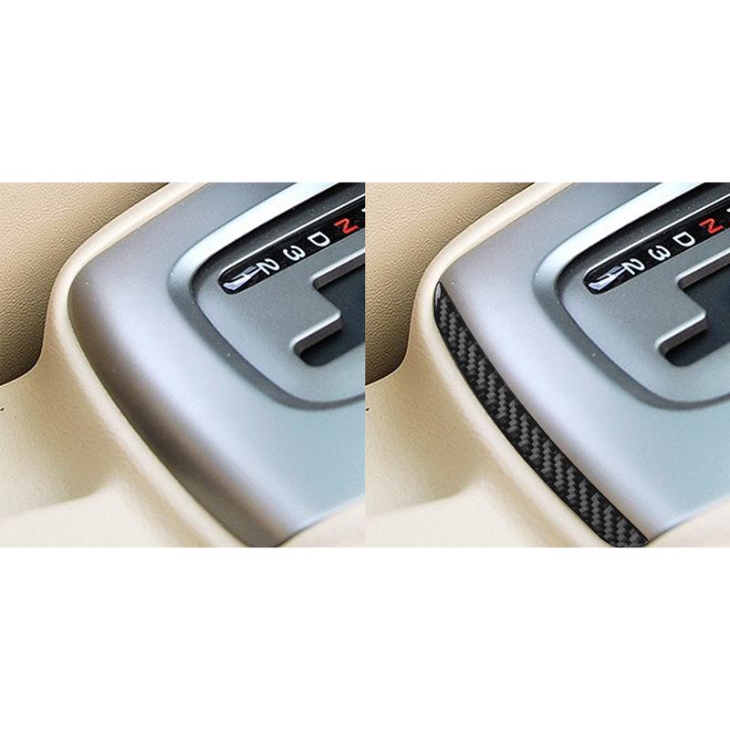 For Subaru Forester 2005-2008 Carbon Fiber Center Console Gear Shift Decorative Strip Interior Car Accessories Cover Stickers