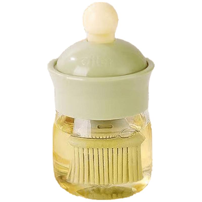 Integrated Silicone Oil Brush & Glass Dispenser