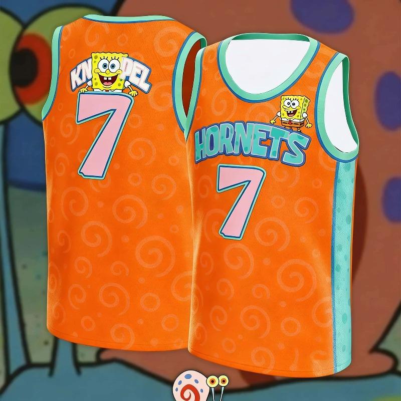 2026 New Popular SpongeBob Children s Men s and Women s Tank Top Basketball Football Breathable Quick Drying Sports Tank Top S
