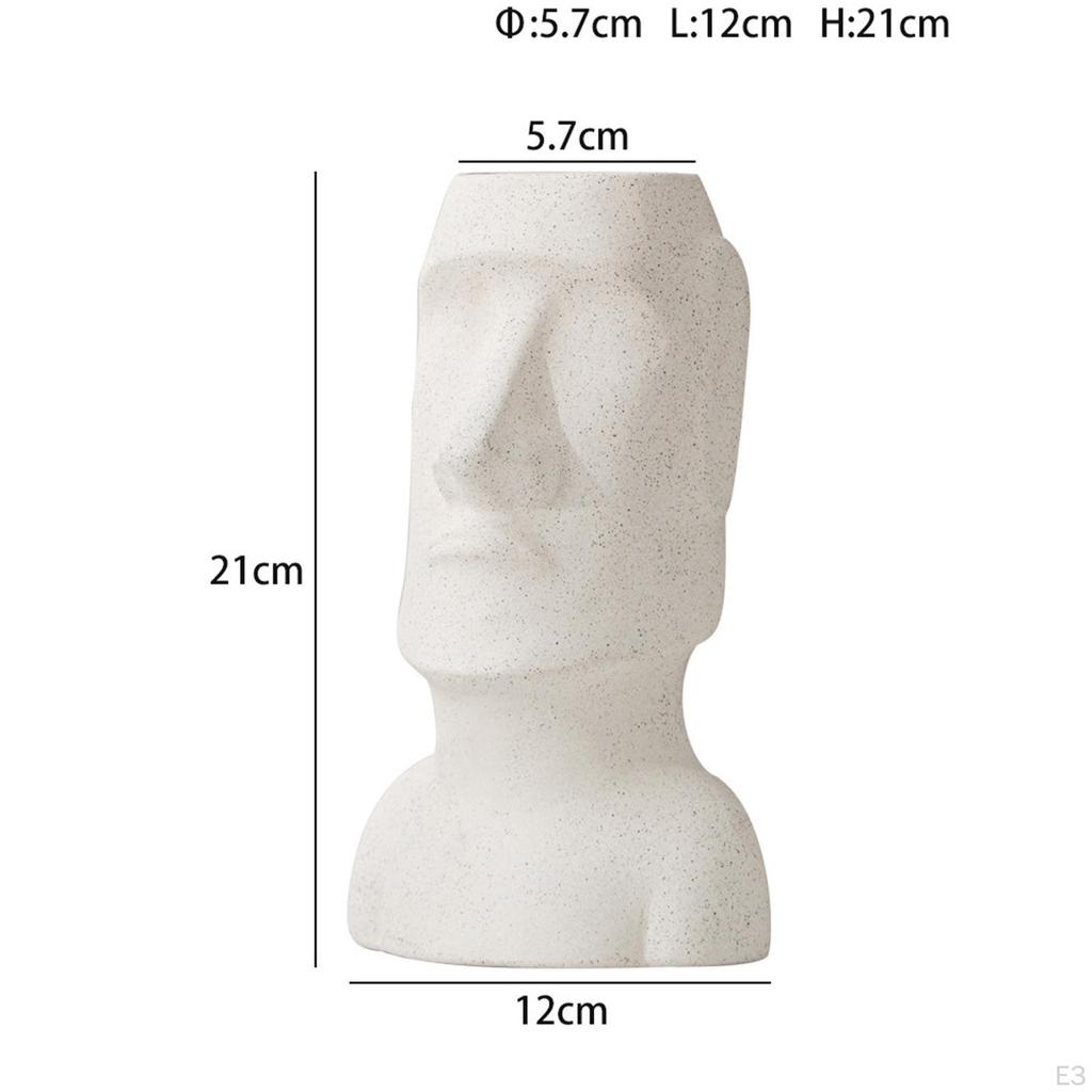 Flowerpot Collectible Sculpture Tabletop Centerpieces Bud Vase Abstract Statue for Indoor Ornaments