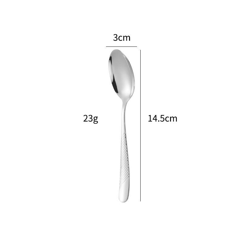 

Luxury Minimalist Stainless Steel Cutlery Set: 5-Piece Knife, Fork, Spoon for Western Dining.
