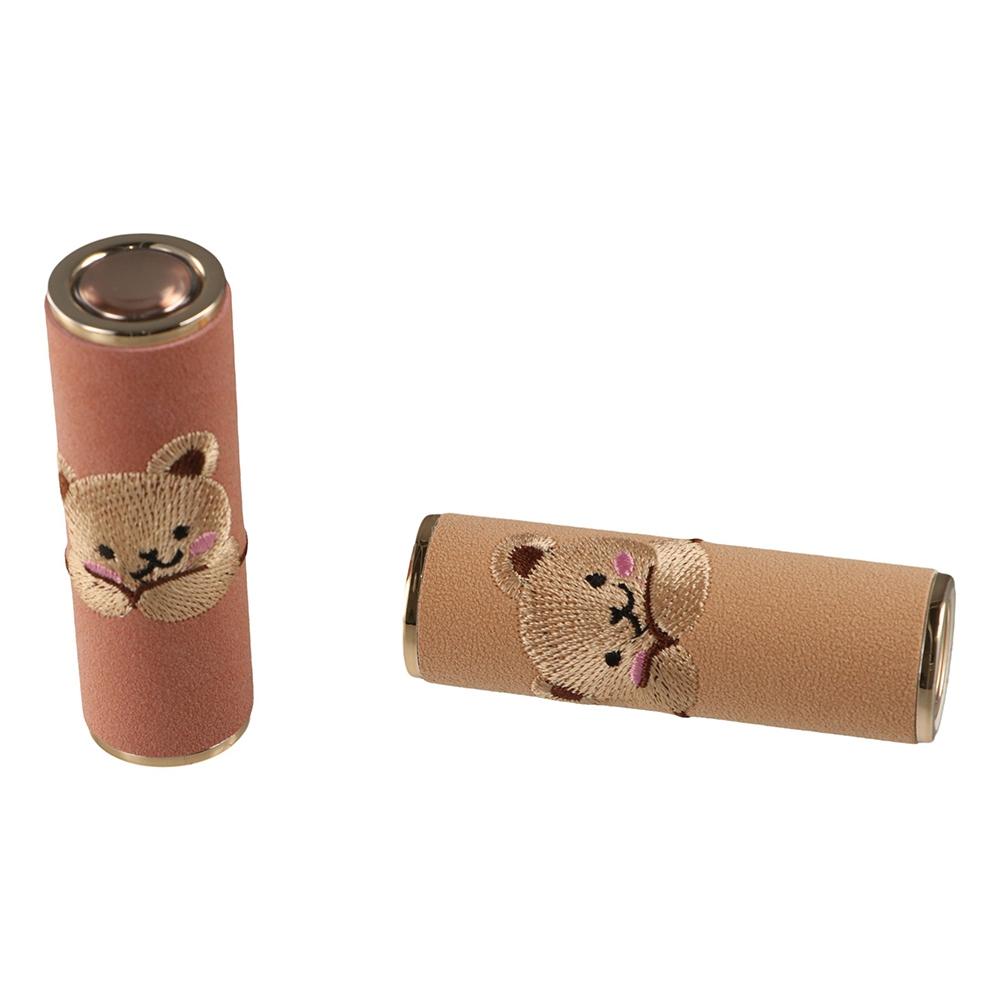 Little Bear Lipstick Container Refillable Bottles Makeup Tools Mini Bounces Lipstick Tube Travel