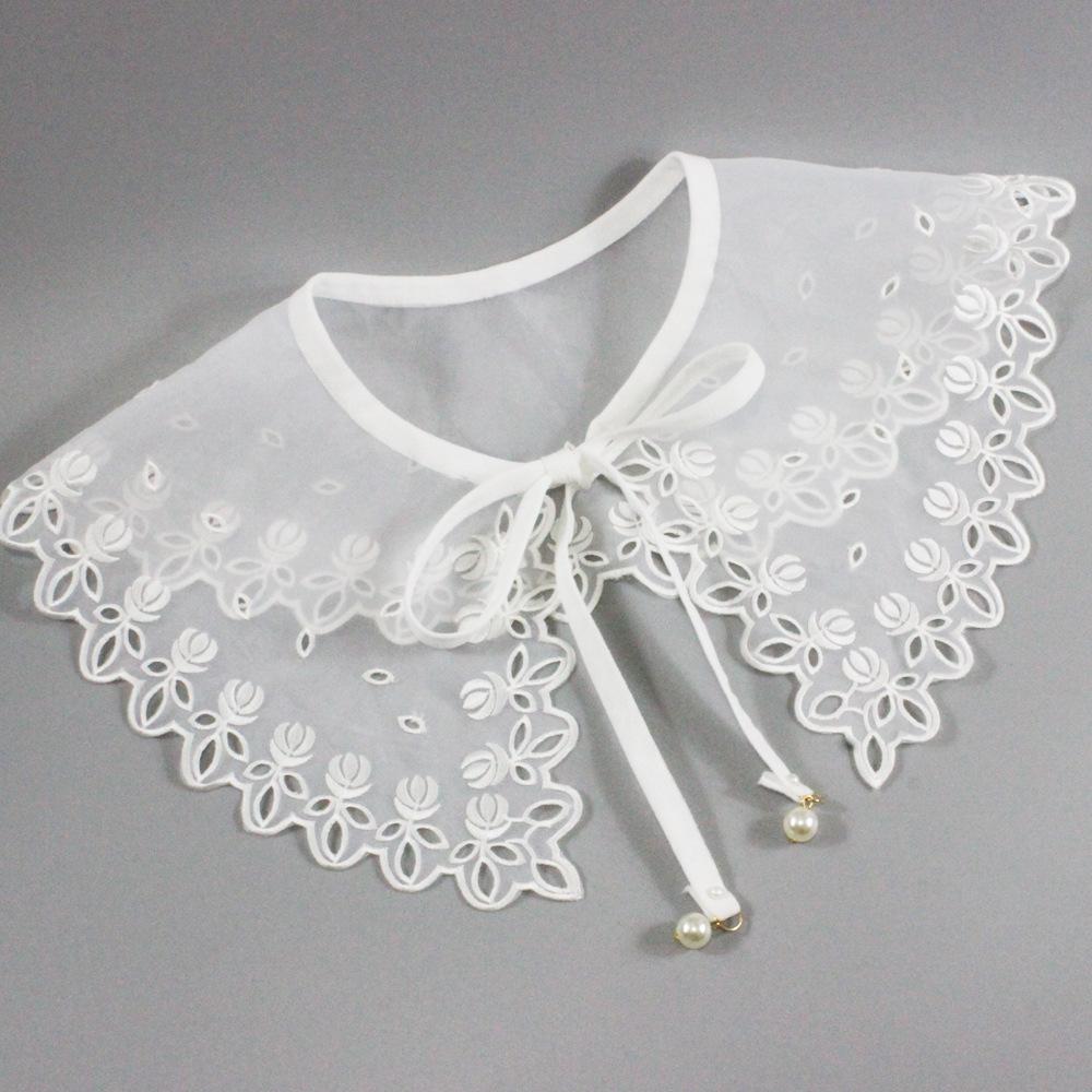 Fake Collar For Shirt Detachable Collars Shirt Blouse Top Women Lace Fake Collar Doll Collar Women Clothes Shirt Accessories
