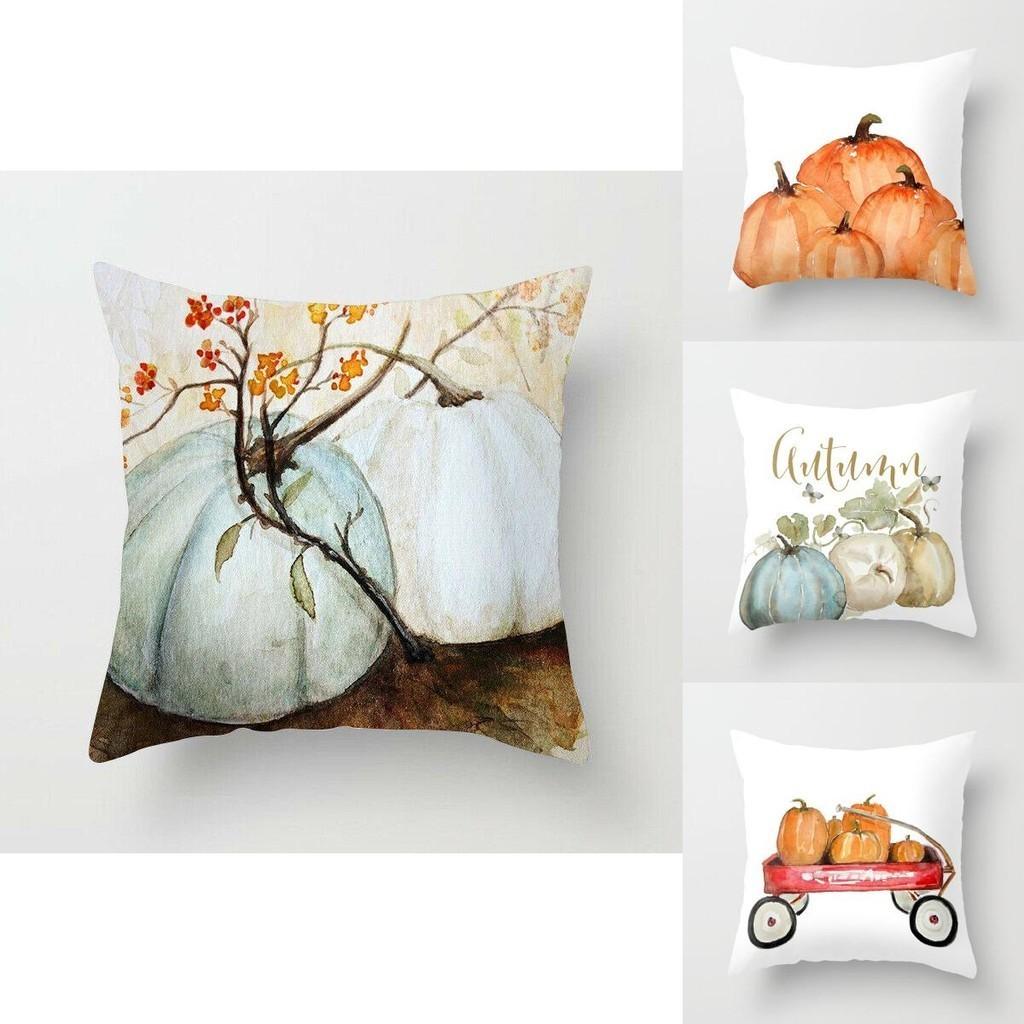Superweicher Herbst Halloween Kürbis Kissenbezug für gemütliche Heim- und Sofadeko