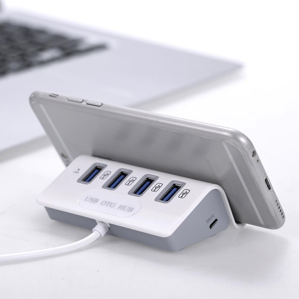 USB OTG HUB 4 In 1 Hub USB3.0 Multi Spliter for PC Laptop