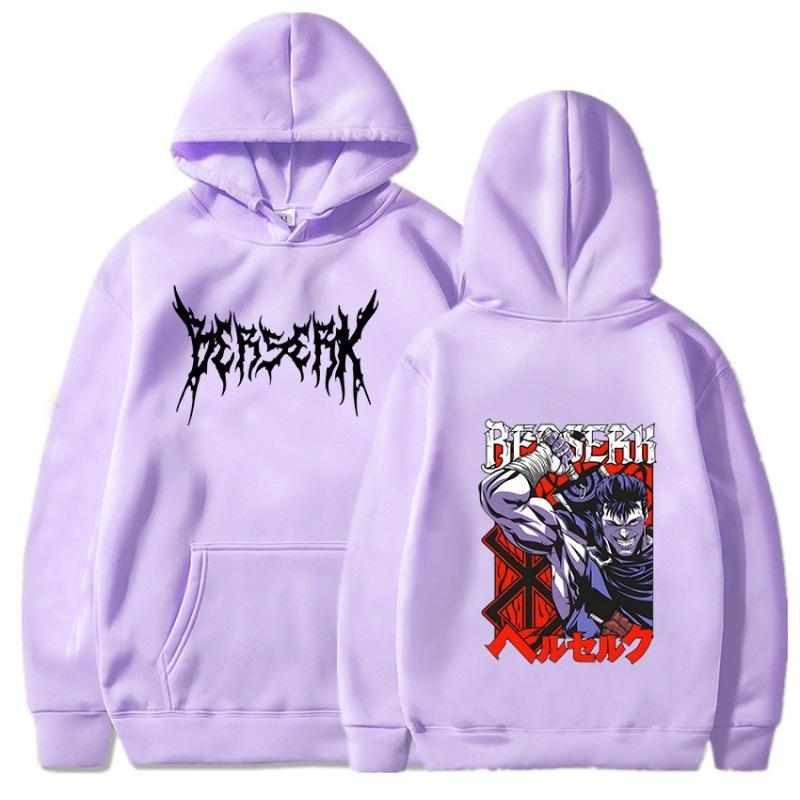 Berserk dark print student loose sweater hoodie