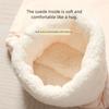 Soft Cuddly Cat Sleeping Bag Fluffy Feel Thickened Pet Pocket Quilt Bed Warm Nest for Kitten Puppy Comfortable Warmth