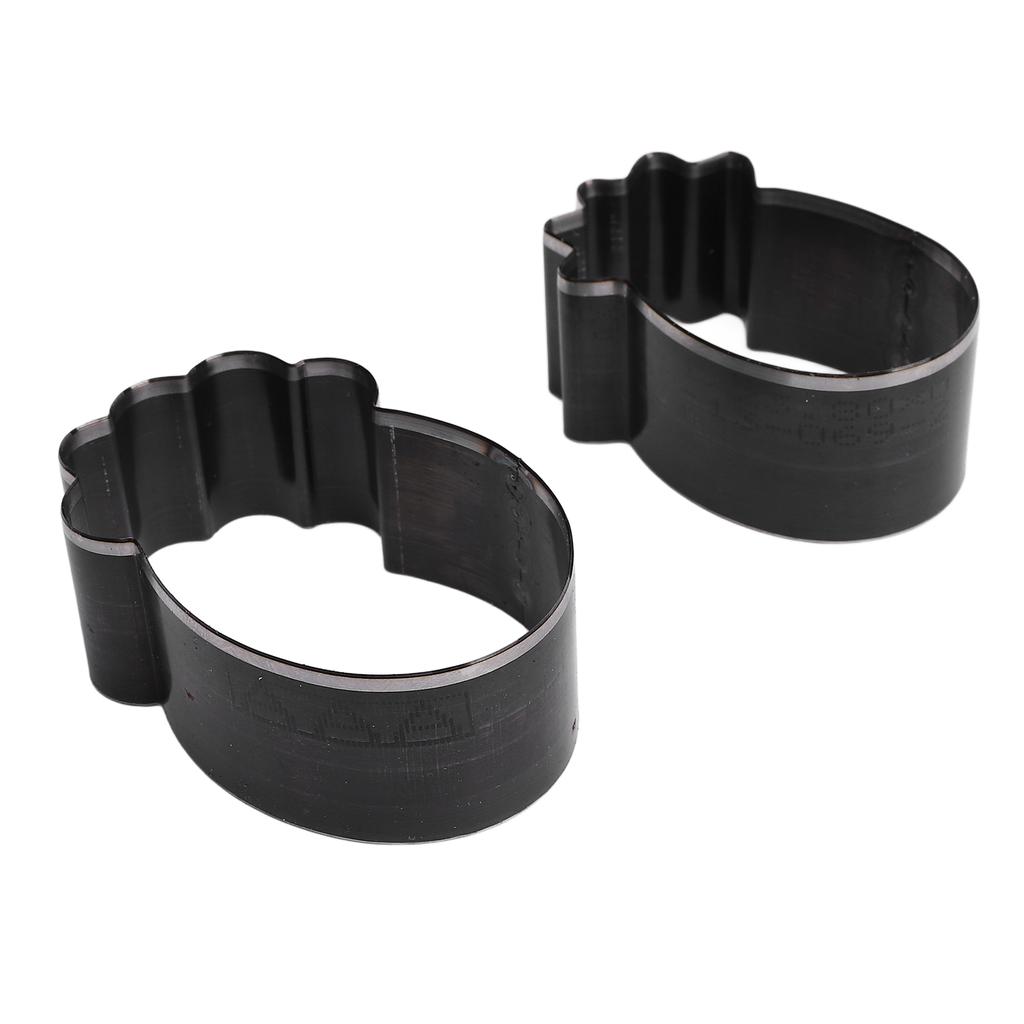 2PCS Set Leather Cutting Die 55mm 62mm Alloy Steel Leather Hollow Punch Cutter Tool